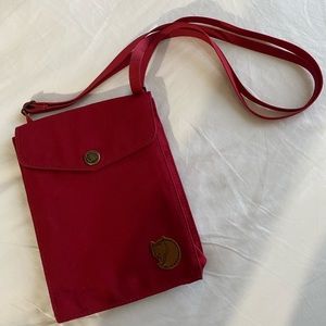 Fjallraven red cross body sling